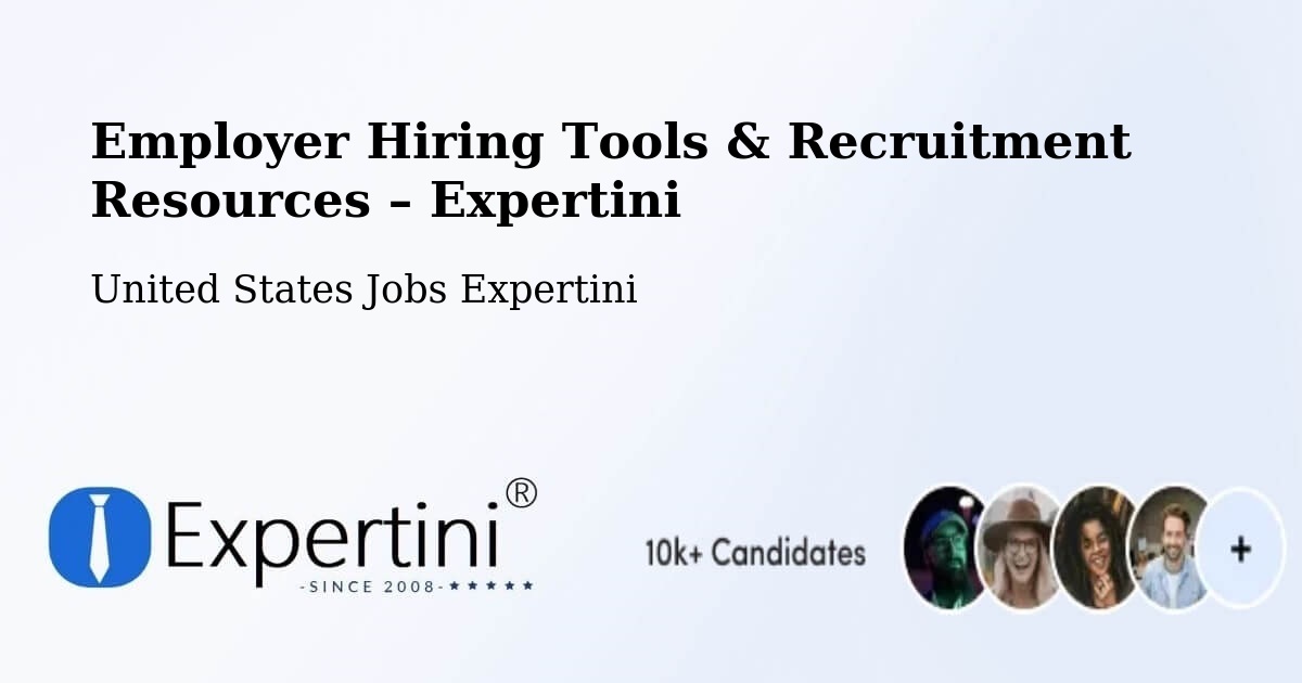 Employer Hiring Tools & Recruitment Resources – Leander - Leander, United States Jobs Expertini