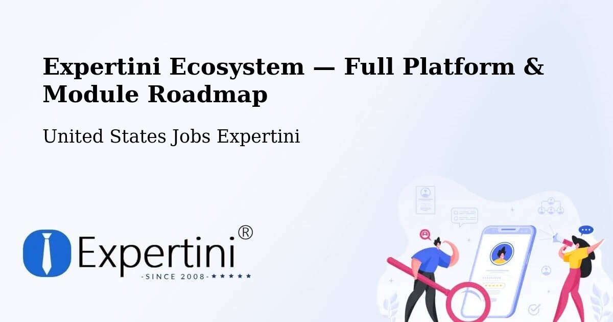 Expertini Ecosystem — Full Platform & Module Roadmap – Leander